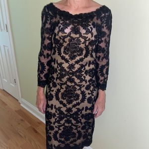 Black lace dress